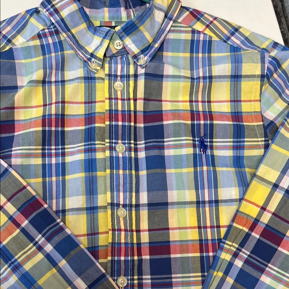 Polo by‎ Ralph Lauren Men's Vibrant Plaid Shirt